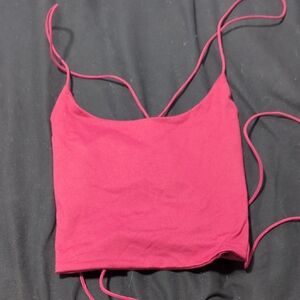 SHEIN Fuchsia Strappy Camisole